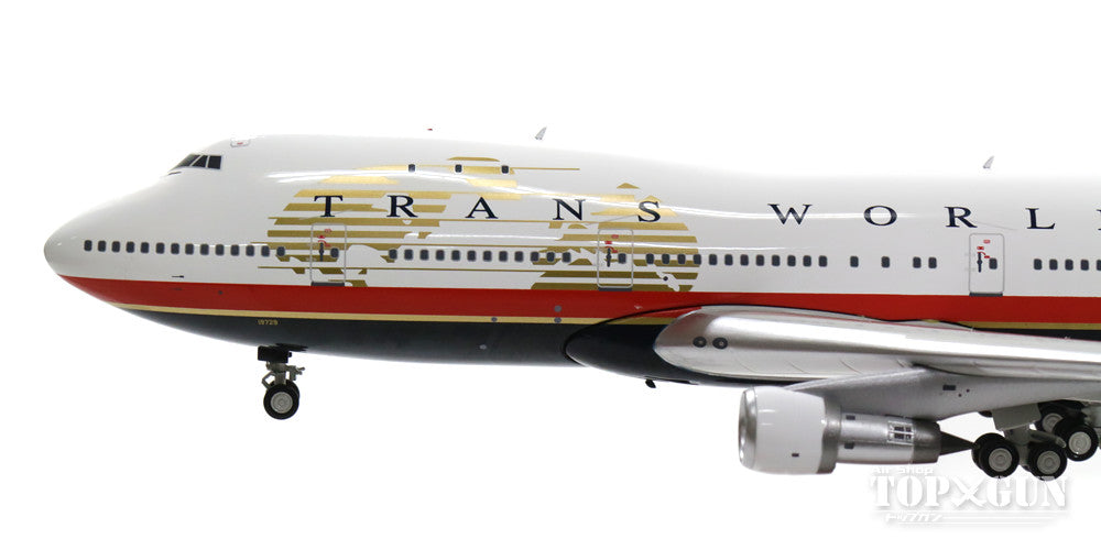 747-100 TWAトランスワールド航空 90年代 N17010 (スタンド付属) 1/200 ※金属製 [IF7411215]