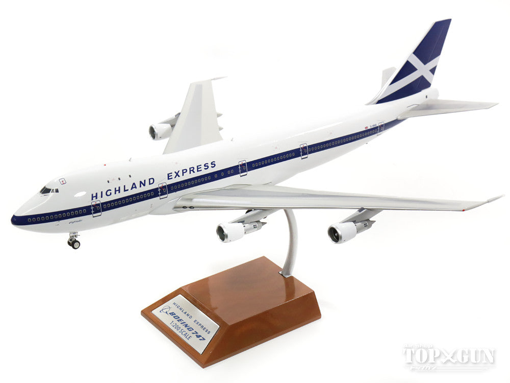 747-100 Highland Express (UK) 1980s (stand included) G-HIHO 1/200 *Made of metal [IF7411216]