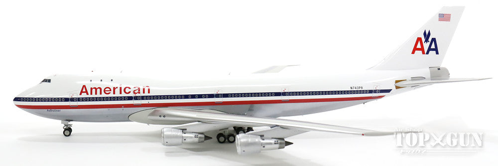 747-100 American Airlines N743PA polished (stand included) 1/200 [IF741743]