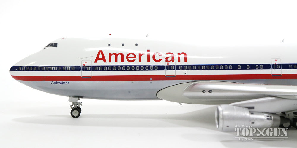 747-100 アメリカン航空 N743PA  polished (スタンド付属) 1/200 [IF741743]