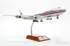 747-100 アメリカン航空 N743PA  polished (スタンド付属) 1/200 [IF741743]