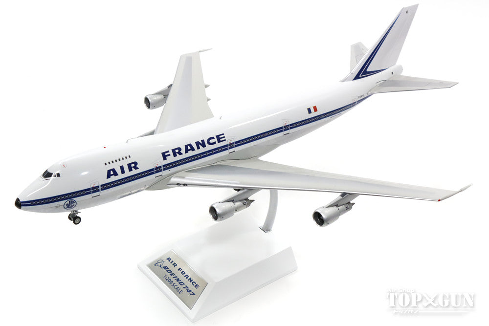 747-100 エールフランス 70年代 ポリッシュ仕上 （スタンド付属） F-BPVL 1/200 ※金属製 [IF741AF001P]