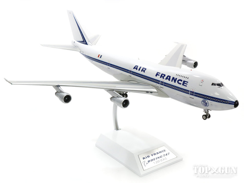 747-100 エールフランス 70年代 ポリッシュ仕上 （スタンド付属） F-BPVL 1/200 ※金属製 [IF741AF001P]