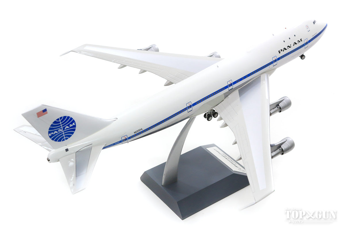 747-100 Pan American Airways N655PA Clipper Wild Fire with stand polished 1/200 [IF741PA0719P]