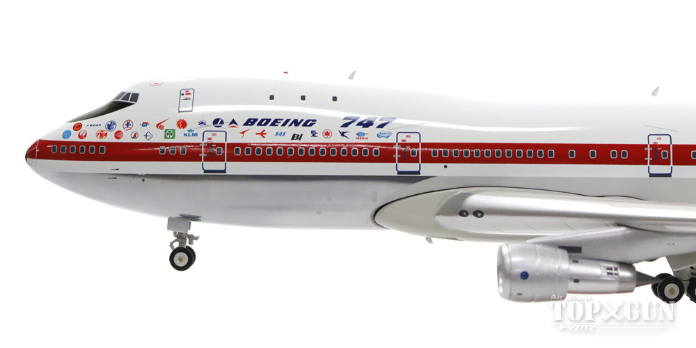 747-100 Boeing House Color Rollout Aircraft (Polished) 1969 N7470 (Stand Included) 1/200 *Made of Metal [IF741RO001P]