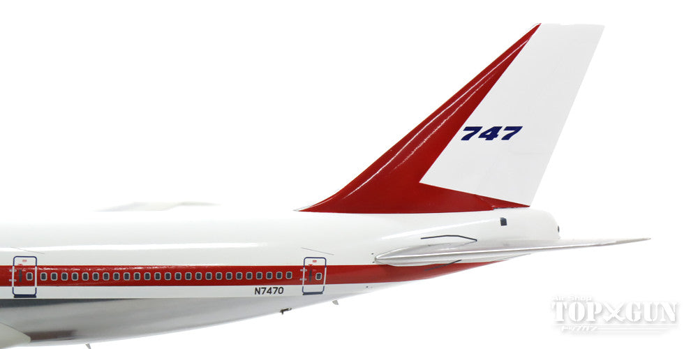 747-100 Boeing House Color Rollout Aircraft (Polished) 1969 N7470 (Stand Included) 1/200 *Made of Metal [IF741RO001P]