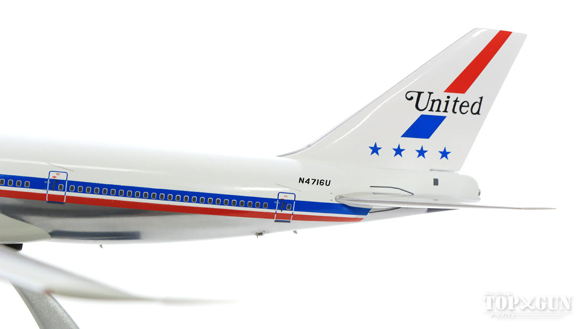 747-100 United Airlines 1970s "FriendShip" Polished finish (stand included) N4716U 1/200 *Made of metal [IF741UA0818P]