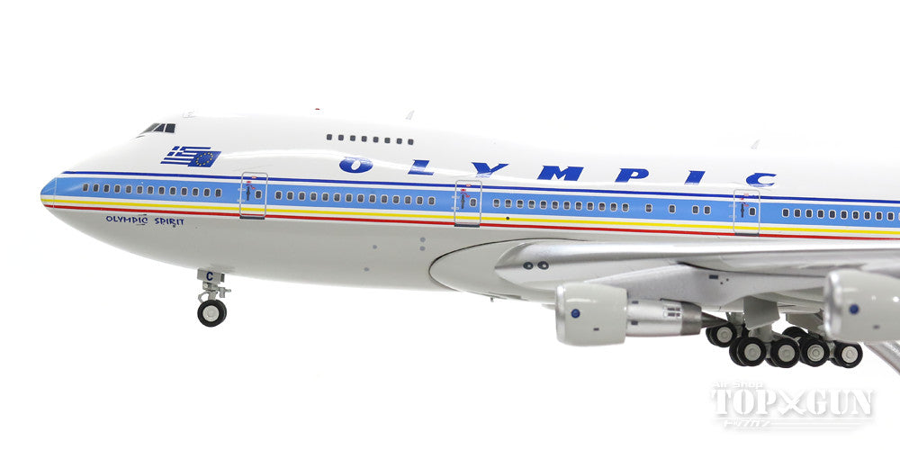 747-200 Olympic Airlines early 90s "Olympic Spirit" SX-OAC (stand included) 1/200 *Made of metal [IF7420216]