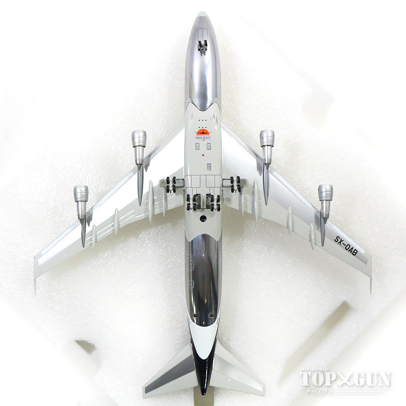 747-200B Olympic Airlines 1980s Polished finish (stand included) SX-OAB 1/200 *Made of metal [IF7420318P]