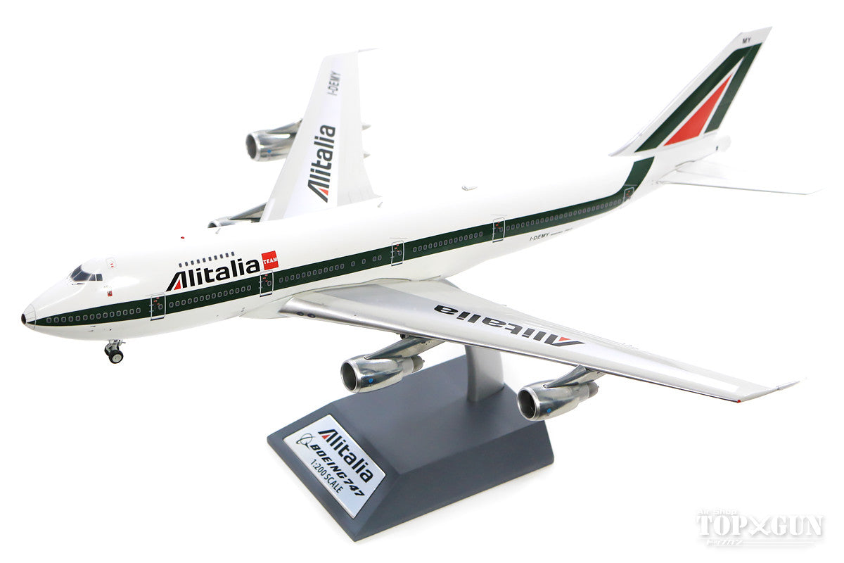 747-200 Alitalia 2001 (stand included) I-DEMY "Asolo" 1/200 *Made of metal [IF7420518]