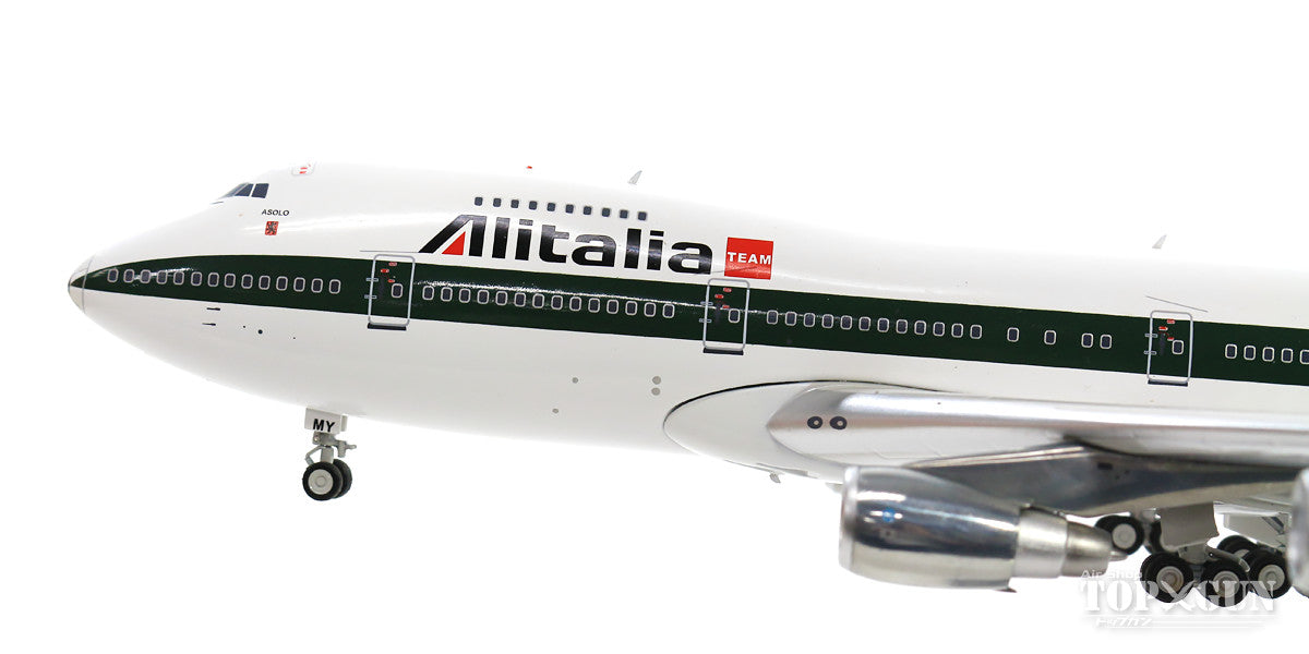 747-200 Alitalia 2001 (stand included) I-DEMY "Asolo" 1/200 *Made of metal [IF7420518]