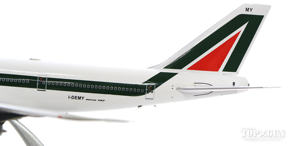 747-200 Alitalia 2001 (stand included) I-DEMY "Asolo" 1/200 *Made of metal [IF7420518]