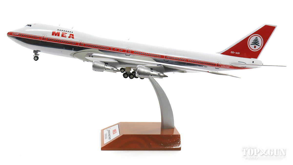 747-200 MEA Middle East Airlines 1970s (stand included) OD-AGH 1/200 *Made of metal [IF7420618P]