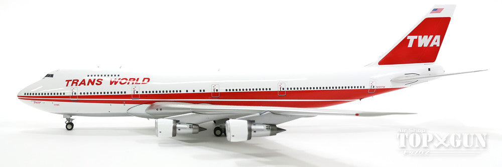 747-200 TWAトランスワールド航空 8-90年代 N305TW (スタンド付属) 1/200 ※金属製 [IF7421015]