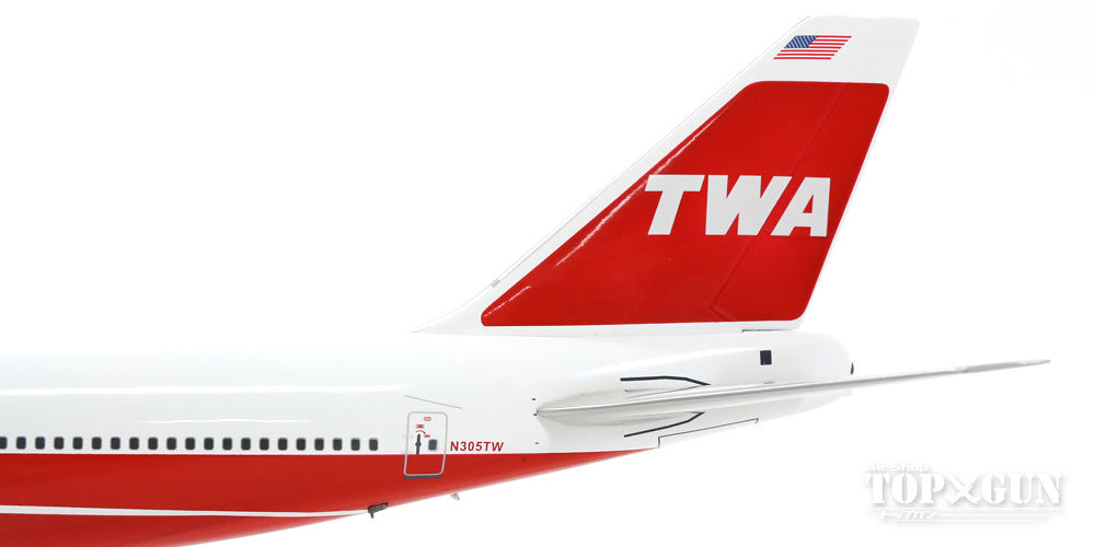 747-200 TWA Trans World Airlines 8-90s N305TW (stand included) 1/200 *Made of metal [IF7421015]