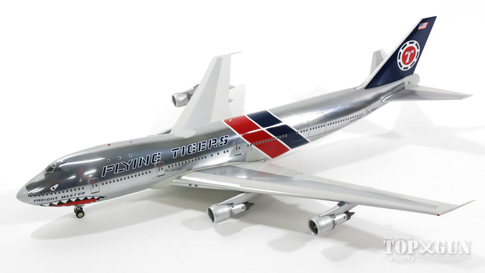 747-100SF （改造貨物型) フライングタイガー航空 「シャークマウス塗装」 70年代 N800FT (スタンド付属) 1/200 ※金属製 [IF7421015PB]