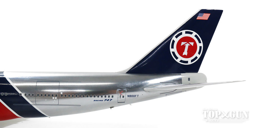 747-100SF (modified cargo type) Flying Tiger Airlines "Shark Mouth Paint" 1970s N800FT (stand included) 1/200 *Made of metal [IF7421015PB]