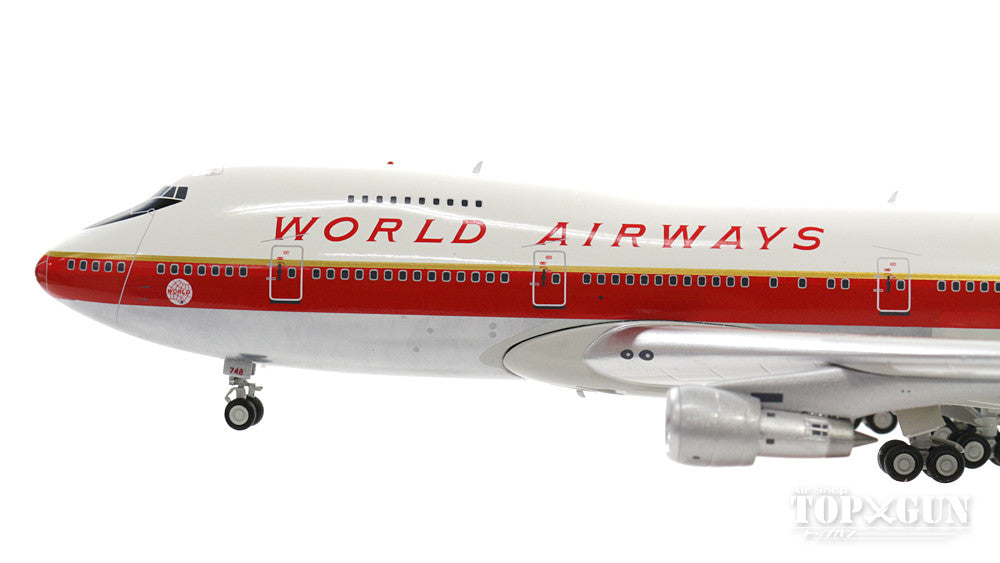 747-200C World Airlines 1970s N748WA (stand included) 1/200 *Made of metal [IF7421017P]