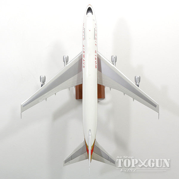 InFlight200 747-200C ワールド航空 70年代 N748WA (スタンド付属) 1