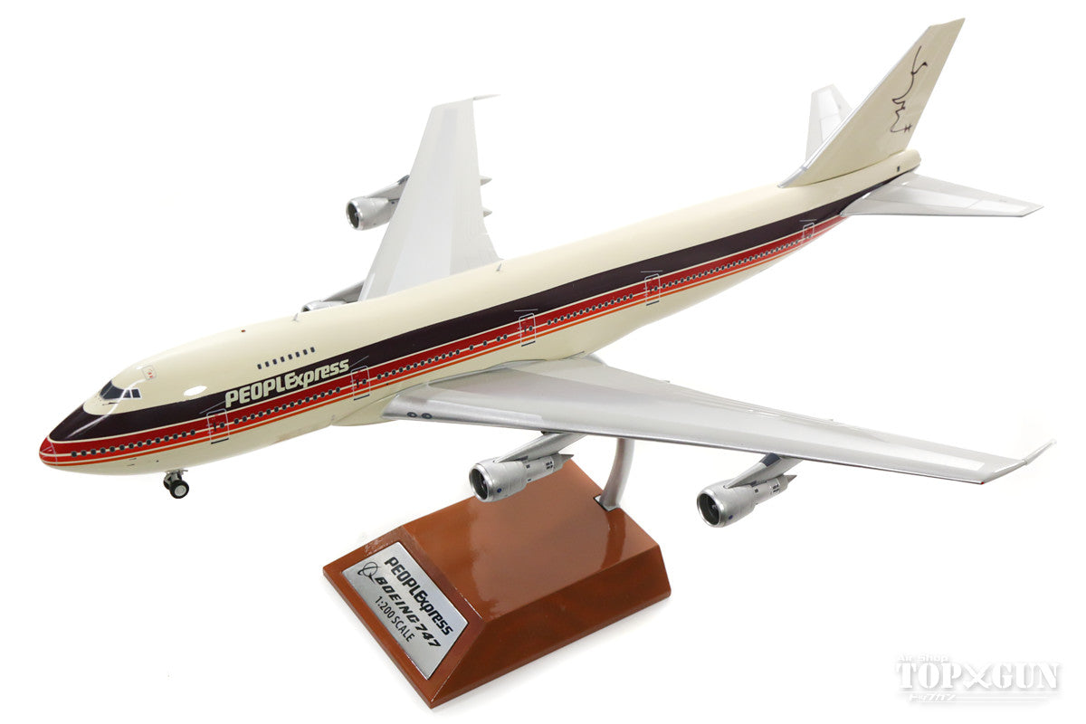 747-200B People Express Airlines Bob Hope N605PE (stand included) 1/200 [IF742PE001]