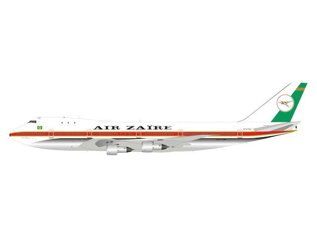 747-100 Air Zaire N747QC with stand 1/200 [IF742QC1119P]