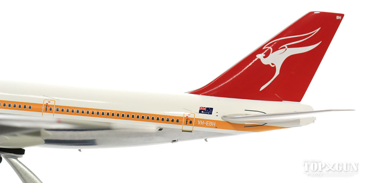 747-200 Qantas Australian Airlines 70s-80s Polished finish (stand included) VH-EBH "City of Newcastle" 1/200 *Made of metal [IF742QFA01P]