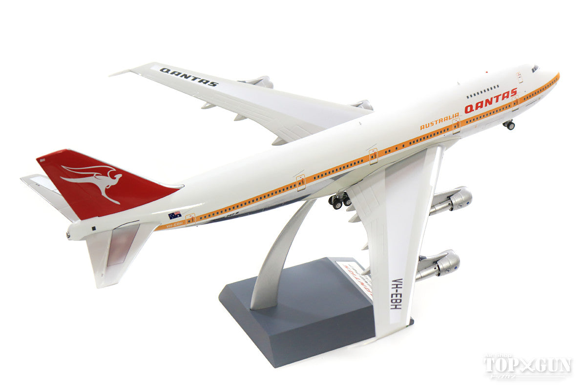 747-200 Qantas Australian Airlines 70s-80s Polished finish (stand included) VH-EBH "City of Newcastle" 1/200 *Made of metal [IF742QFA01P]