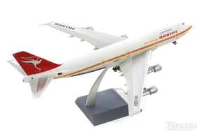 747-200 カンタス・オーストラリア航空 70-80年代 ポリッシュ仕上 （スタンド付属） VH-EBH 「City of Newcastle」 1/200 ※金属製 [IF742QFA01P]