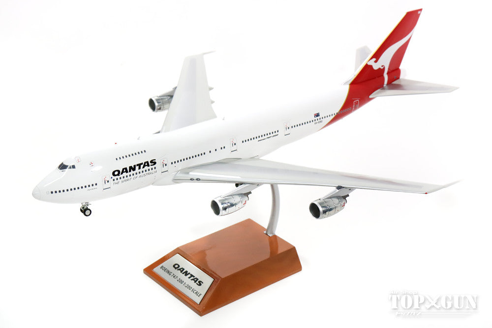 747-200B Qantas VH-EBQ "City of Bunbury" Qantas Founders Museum Preserved Aircraft (Stand Included) 1/200 *Made of Metal [IF742QFA742]