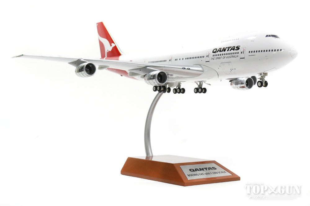 747-200B Qantas VH-EBQ "City of Bunbury" Qantas Founders Museum Preserved Aircraft (Stand Included) 1/200 *Made of Metal [IF742QFA742]