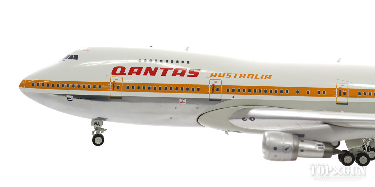 747-200B Qantas Australian Airlines 1970s VH-EBA "City of Canberra" Polished finish (stand included) 1/200 *Made of metal [IF742QFA7421P]