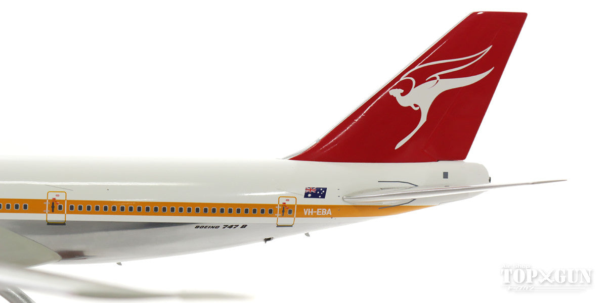 747-200B Qantas Australian Airlines 1970s VH-EBA "City of Canberra" Polished finish (stand included) 1/200 *Made of metal [IF742QFA7421P]