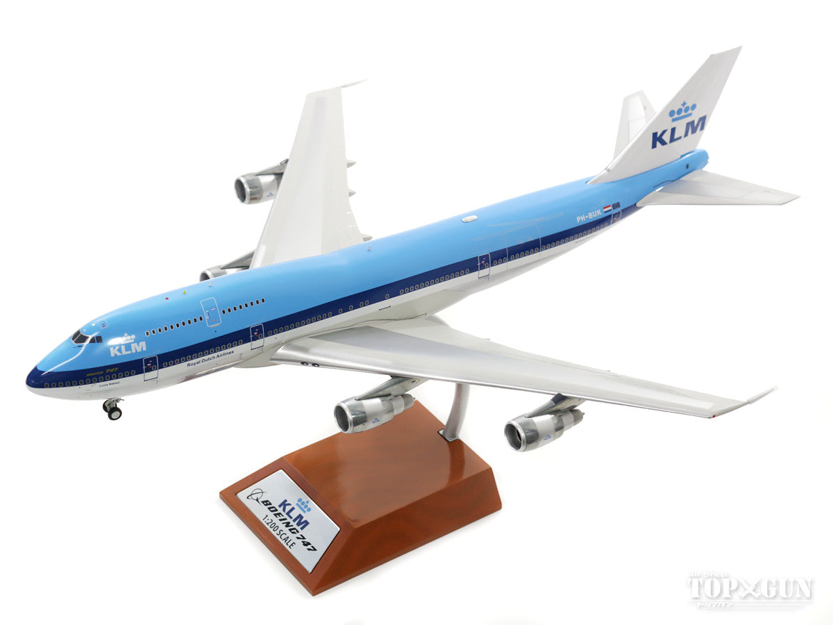 747-200SUD KLMオランダ航空 90年代 PH-BUK (スタンド付属) 1/200 ※金属製 [IF742SUD0118P]