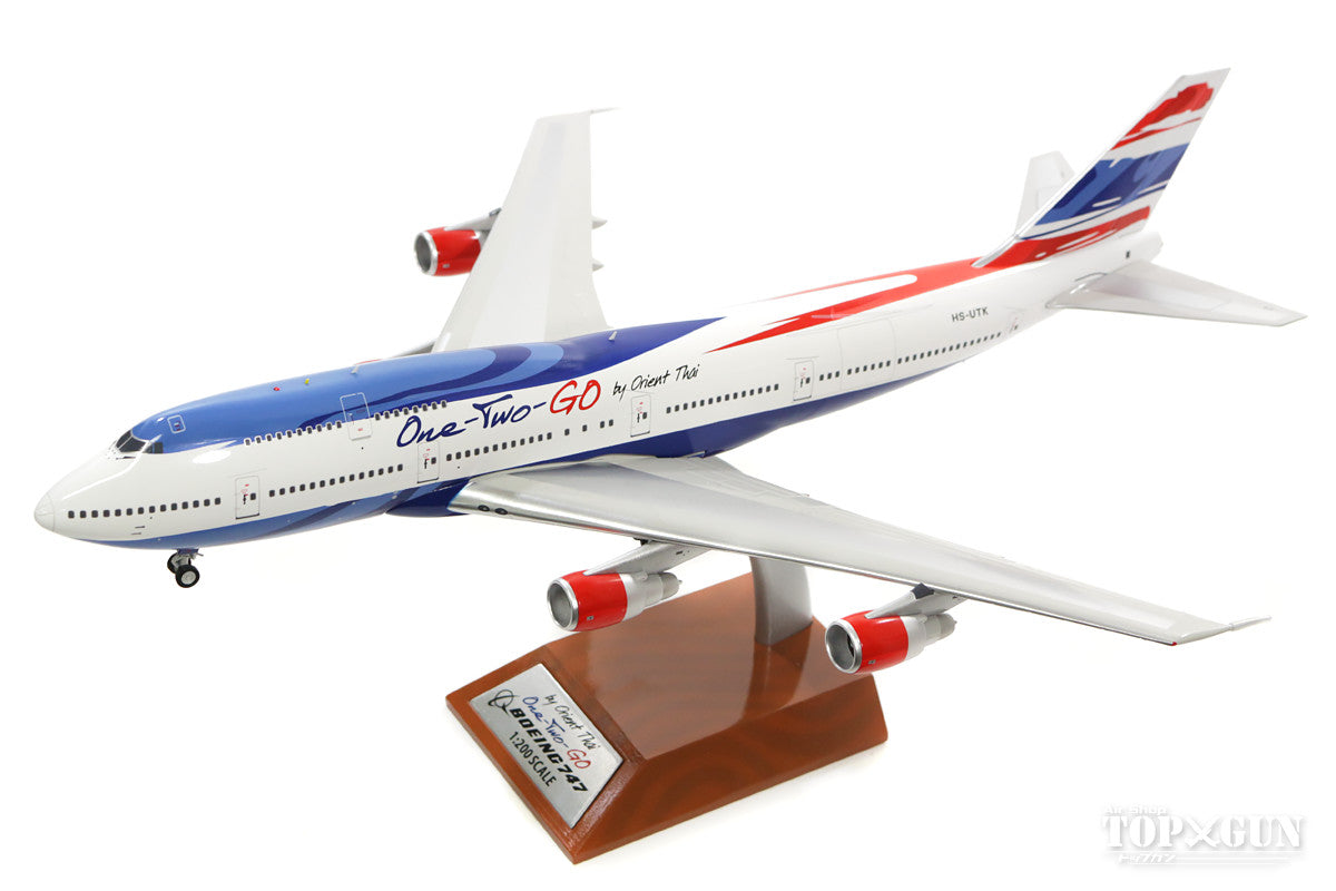 747-300 One-Two-Go Orient Thai Airlines HS-UTK (stand included) 1/200 [IF7430118]