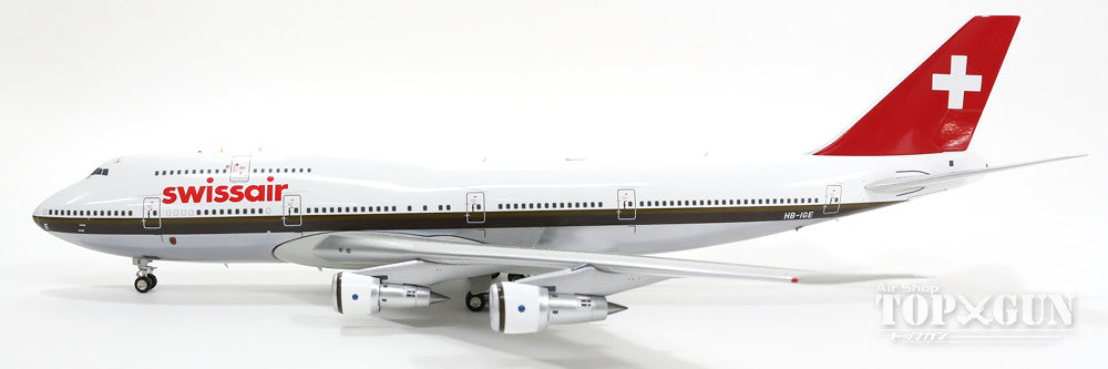 747-300 Swissair 90s Brown Belt HB-IGE (Stand Included) 1/200 *Made of Metal [IF7430915P]