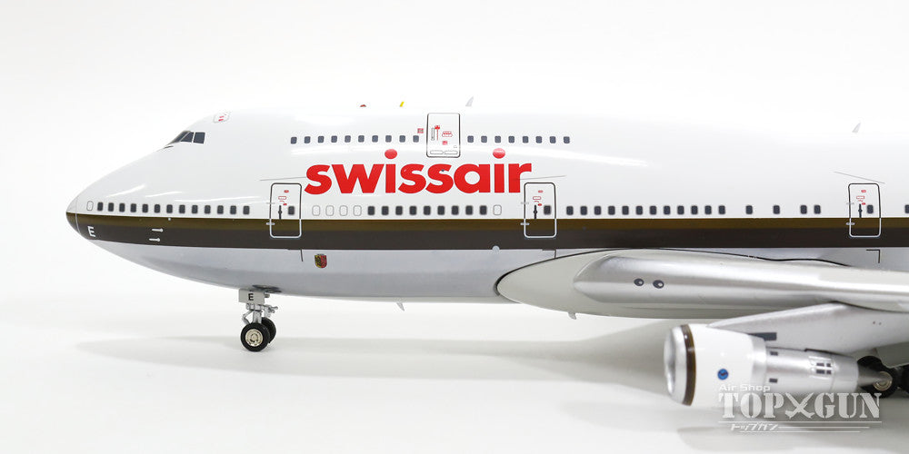 747-300 Swissair 90s Brown Belt HB-IGE (Stand Included) 1/200 *Made of Metal [IF7430915P]