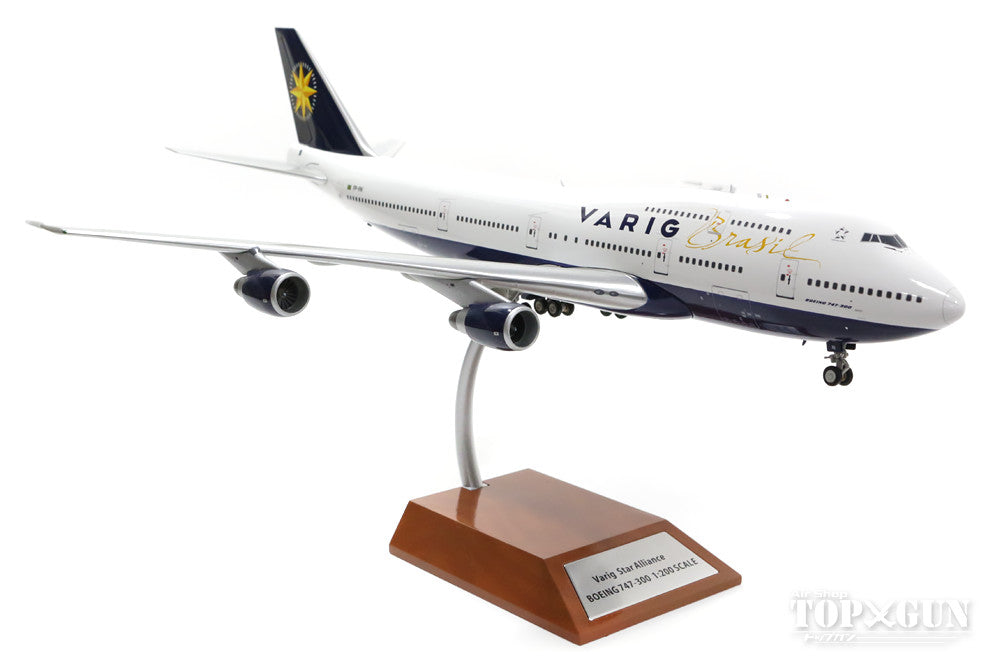 747-300M (passenger/cargo mixed type) Varig Brazilian Airlines special paint "Star Alliance" circa 1997 PP-VNI (stand included) 1/200 *Made of metal [IF7431216]