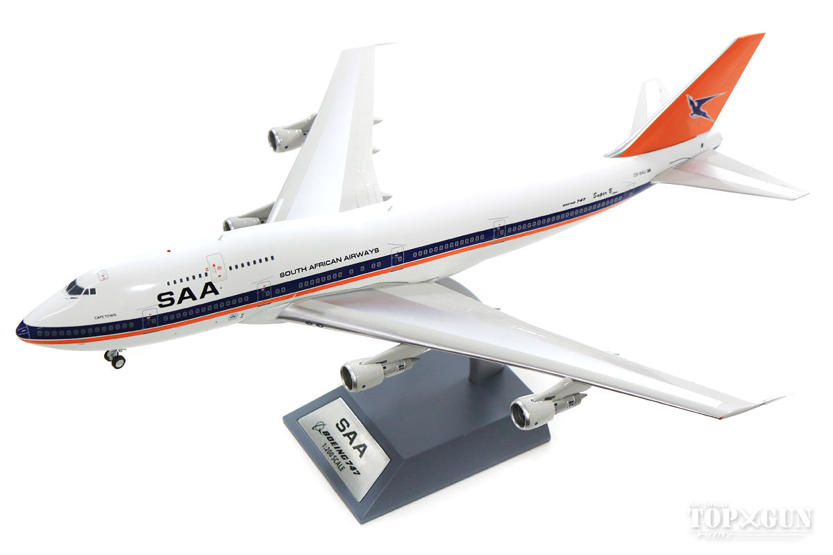 747-300 南アフリカ航空 ZS-SAU (スタンド付属) 1/200 ※金属製 [IF743SA1218]