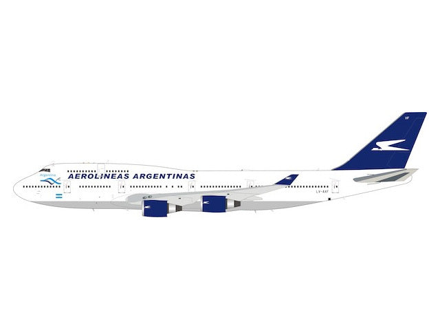 747-400 Aerolineas Argentinas LV-AXF with stand 1/200 [IF744AR0920]