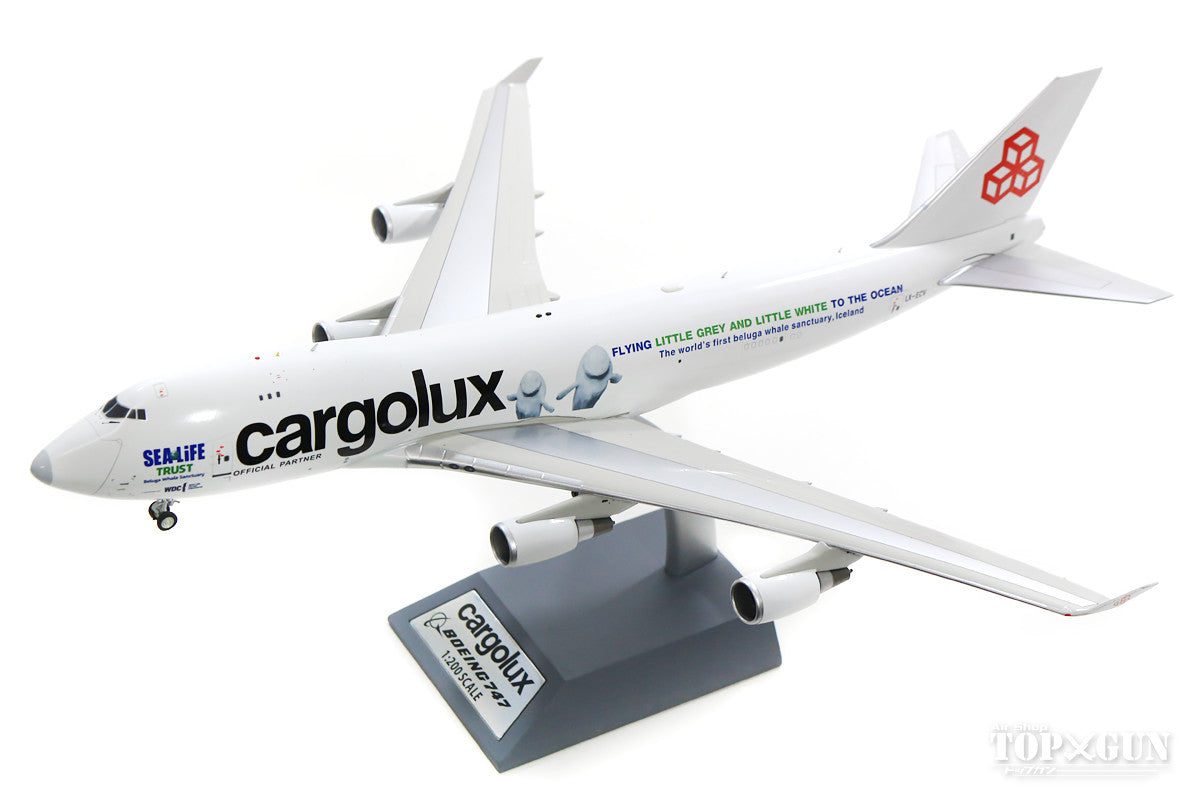 747-400 Cargolux Airlines LX-ECV (stand included) 1/200 [IF744CV0319]