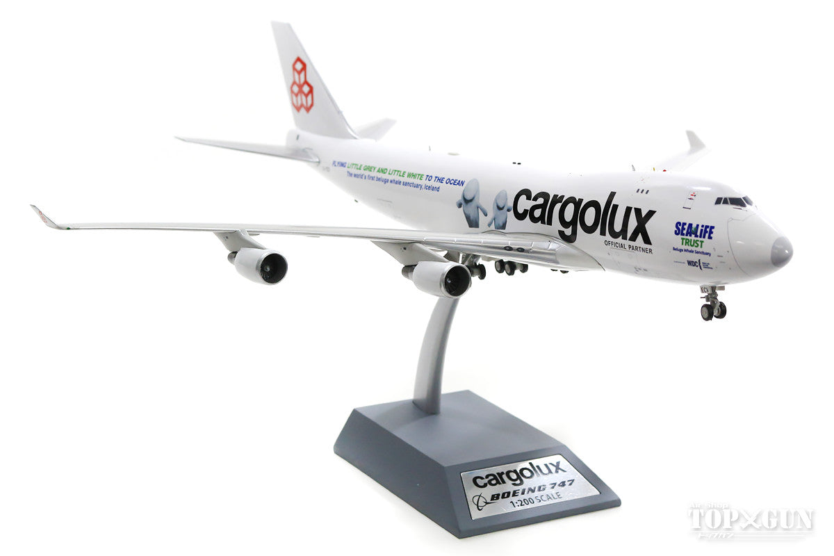 747-400 Cargolux Airlines LX-ECV (stand included) 1/200 [IF744CV0319]