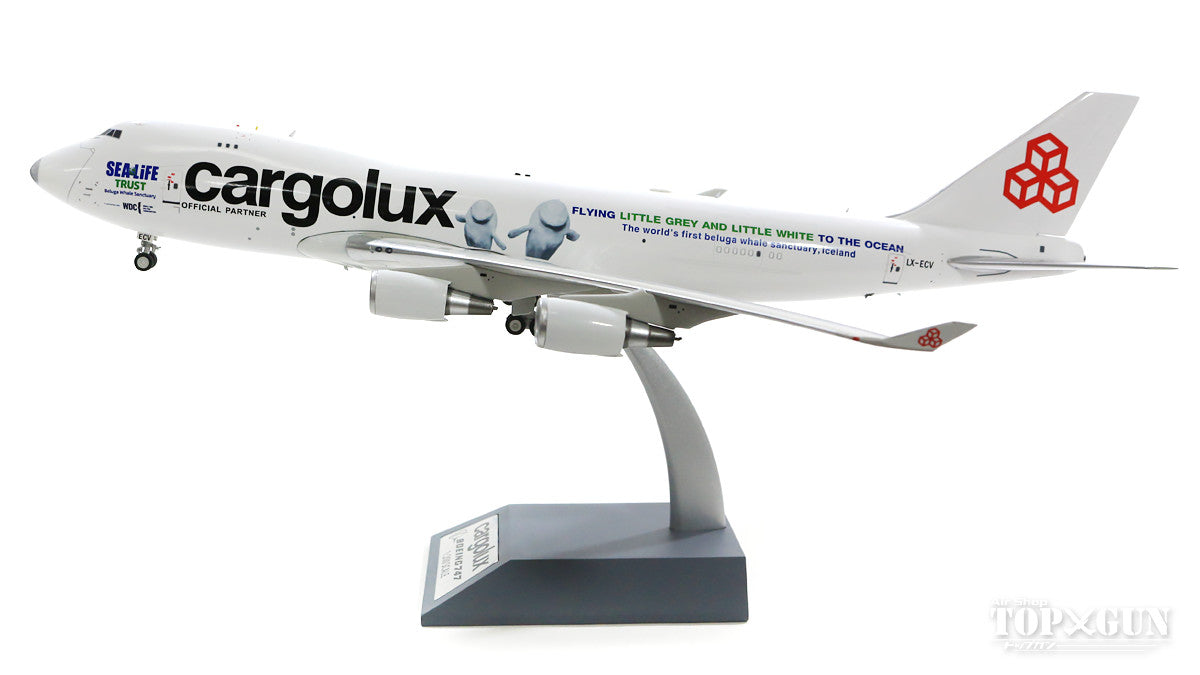 747-400 Cargolux Airlines LX-ECV (stand included) 1/200 [IF744CV0319]