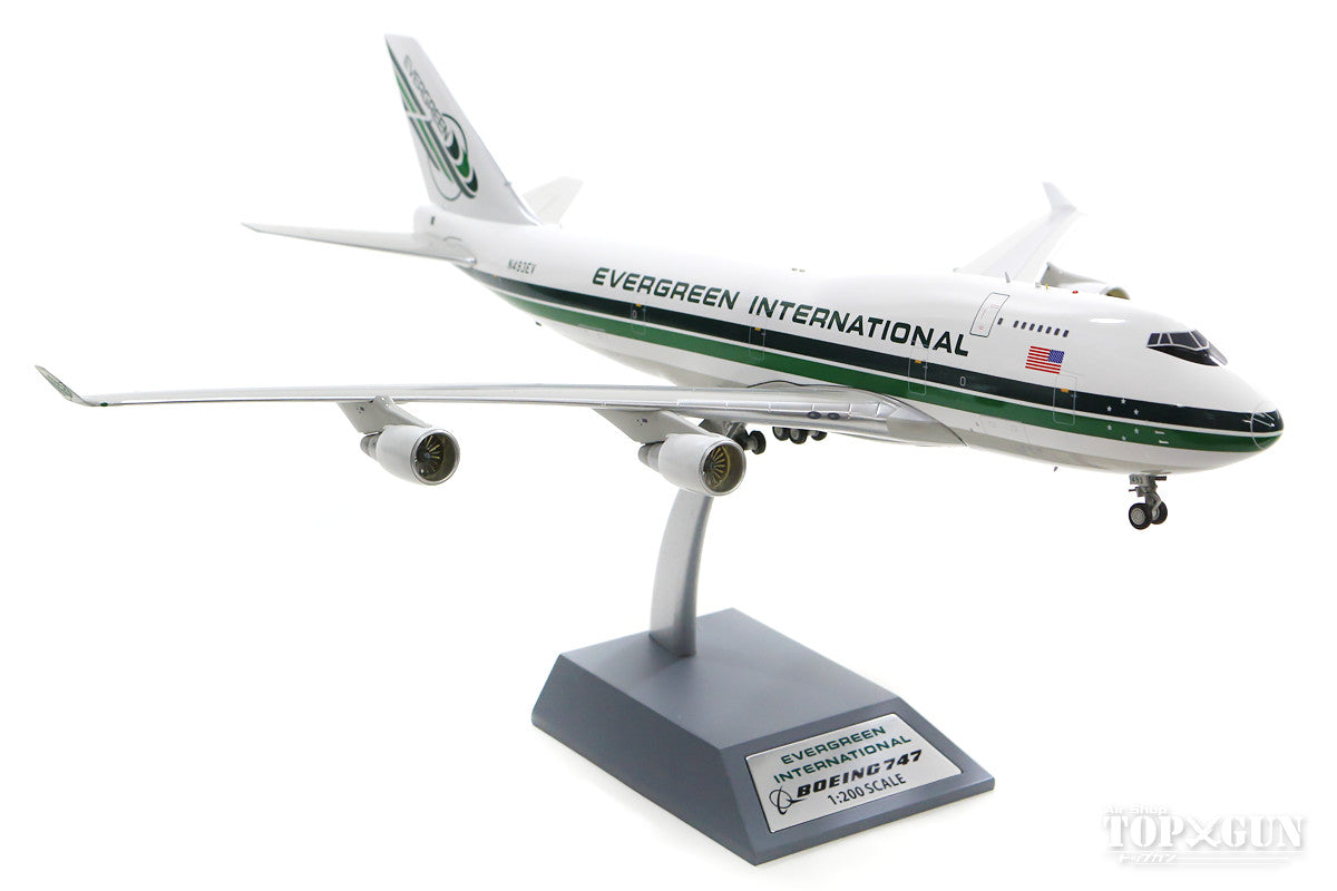 InFlight200 747-400 Evergreen Airlines N493EV (stand included) 1