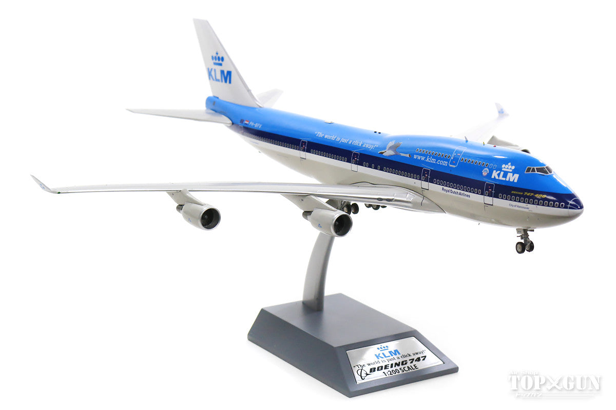 747-400 KLM Royal Dutch Airlines PH-BFV "City of Vancouver" With Stand 1/200 [IF744KL0919]