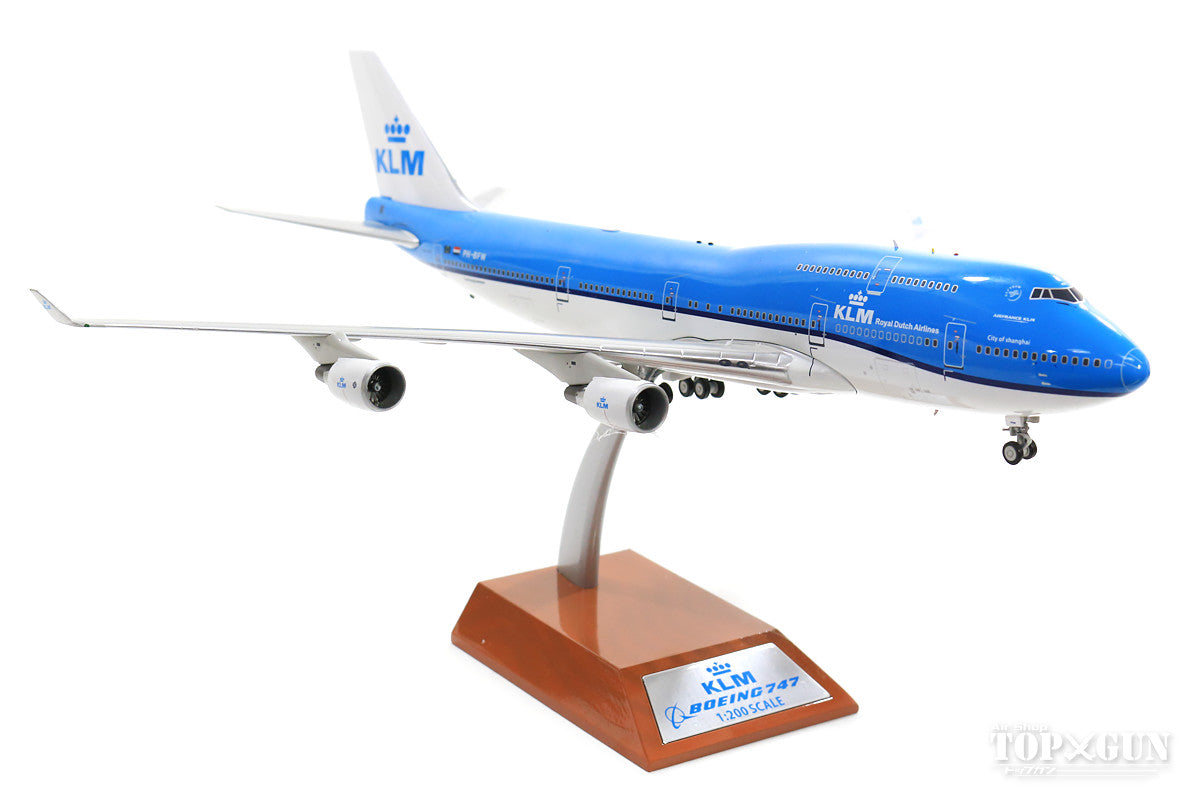 InFlight200 747-400 KLMオランダ航空 PH-BFW (スタンド付属) 1/200