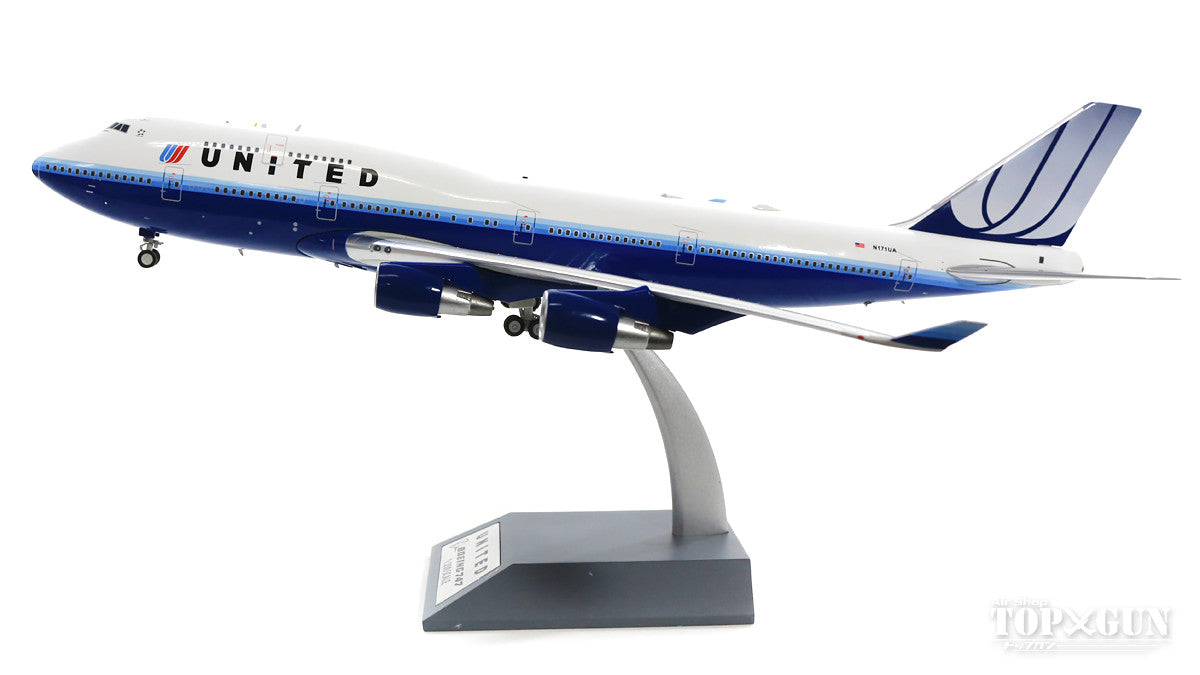 InFlight200 747-400 ユナイテッド航空 00年代 N171UA 1/200 ※金属製