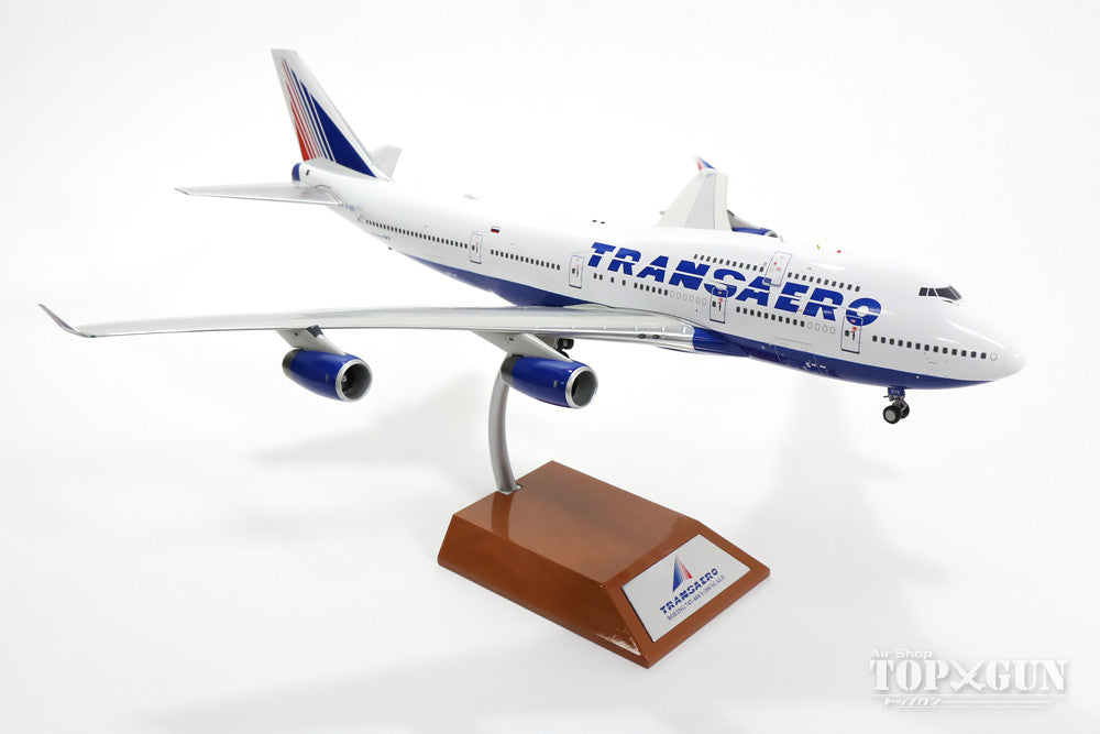 747-400 Transaero Airlines VP-BVR (stand included) 1/200 *Made of metal [IF744UN003]