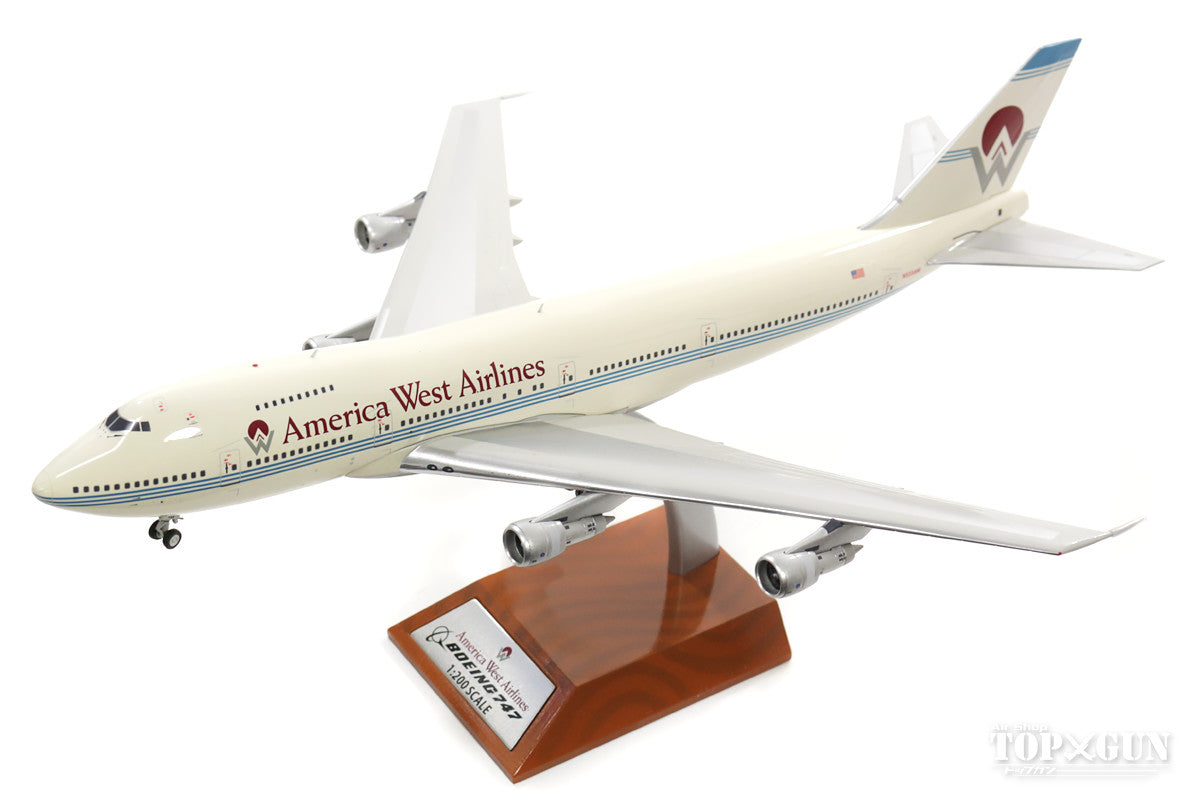 747-200B アメリカウエスト航空 N533AW (スタンド付属) 1/200 [IF747HP001]