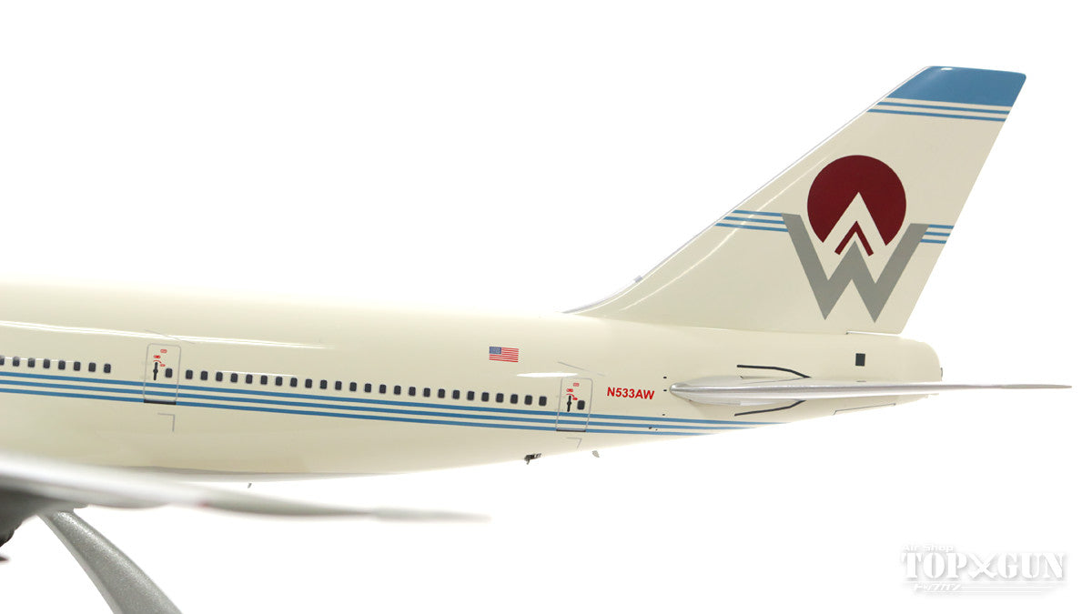 747-200B アメリカウエスト航空 N533AW (スタンド付属) 1/200 [IF747HP001]