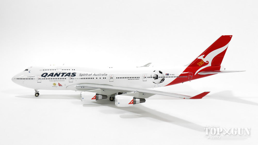 747-400ER カンタス航空 特別塗装 「Socceroos」 （スタンド付） VH-OEJ 1/200 ※金属製 [IF747QFA008]